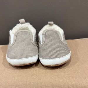 Carter's Tan and White Kids Slippers